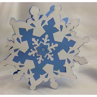 Sizzix Punching - and embossing stencil SET, Sizzix Framelits, Snowflakes