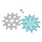 Sizzix Punzonado - y en relieve conjunto de patrones, Sizzix Framelits, los copos de nieve