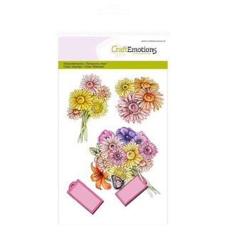 Craftemotions Transparent Stempel, Rosen High Tea Rose, 4 Motive