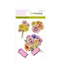 Craftemotions Timbres clairs, roses High Tea Rose, 4 modèles