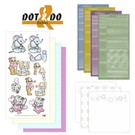 STICKER / AUTOCOLLANT Sticker Bastelset: Dot & Do, Baby Tiere