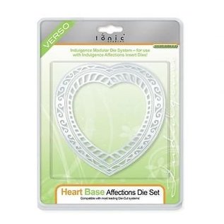 Tonic Studio´s Tonic, stamping and embossing stencil, Indulgence Affections heart punch, 2 template