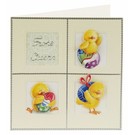 Bilder, 3D Bilder und ausgestanzte Teile usw... 3D Stanzbogenset "bunny, duck and chicken" 1 Scene 1 bow and cut sheets, A4