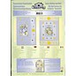 BASTELSETS / CRAFT KITS Card kit med blonder og blomstermotiver Stickers