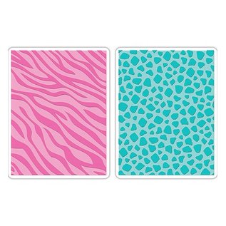 Sizzix Tim Wood, 2 carpetas de estampación, 2PK, 15.56cm x 11.11cm