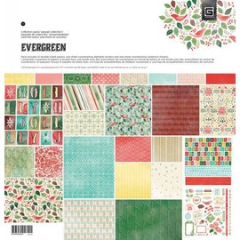 Karten und Scrapbooking Papier, Papier blöcke Blocco Designers, Basic Grey - Evergreen - Collezione Confezione