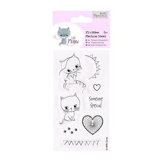 Docrafts / Papermania / Urban Transparent Stempel, niedlichen Kätzchen, Little Meow - Someone Special