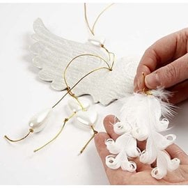 Embellishments / Verzierungen Duck feathers curled,