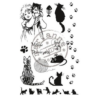 Marianne Design Clear stamps, doux Kitty