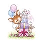 Wild Rose Studio`s A7 Stempel-Set Mouse on Presents