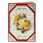 REDDY 3D die cut sheet yellow roses, A4