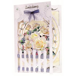 BASTELSETS / CRAFT KITS Bastelset: Clôture Cartes Roses