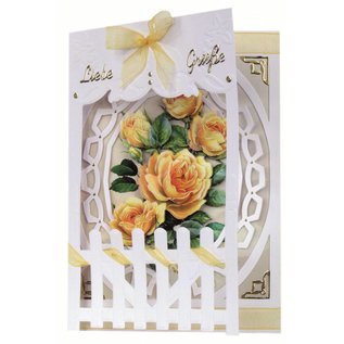 BASTELSETS / CRAFT KITS Bastelset: Omheining Kaarten Roses