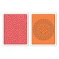 Sizzix 2 embossing folders, Dot Swirl & Me