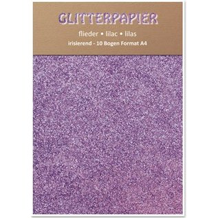 Karten und Scrapbooking Papier, Papier blöcke Papel iridiscente brillo, A4, 150 g / m², lila