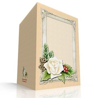 KARTEN und Zubehör / Cards Bastelset für 3 Decoupage Karten + 3 Umschläge