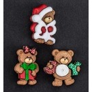 Embellishments / Verzierungen Dress it up, decoraties, Charms, add-ies - Christmas Bears