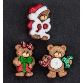 Embellishments / Verzierungen Kle den opp, dekorasjoner, Charms, add-tallet - Jule Bears