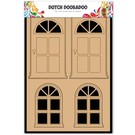 Objekten zum Dekorieren / objects for decorating MDF Dutch DooBaDoo,  Tur und Fenster