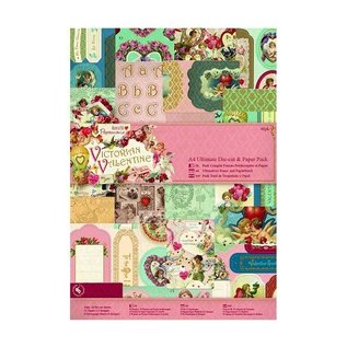 Karten und Scrapbooking Papier, Papier blöcke A4 Ultimate Die-cut & Paper Pack (48pk) - Victorianische Collection