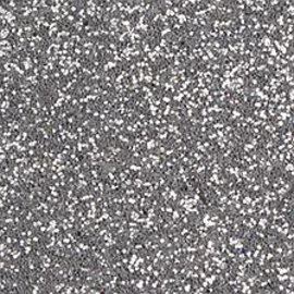 Moosgummi und Zubehör Moss rubber plate glitter, 200 x 300 x 2 mm, silver