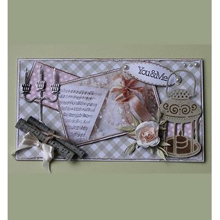 Joy!Crafts / Jeanine´s Art, Hobby Solutions Dies /  Goffratura e taglio mat, portacandele e lampada