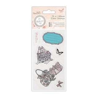 Docrafts / Papermania / Urban Timbres clairs, 75 x 140mm - Bellisima - Shoes & Bags