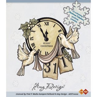 AMY DESIGN AMY DESIGN, sello transparente, motivo navideño