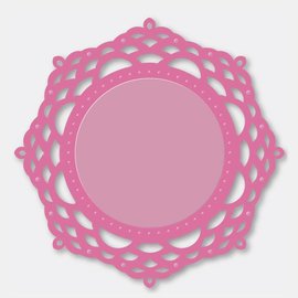 Stempel / Stamp: Transparent Couture Creations - ornemental Dentelle Le Miroir - MIRRORY