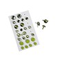 Embellishments / Verzierungen Brads Assortiment, D: 8-13 mm, greens, gerangschikt 28