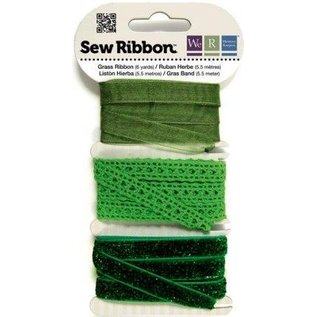 DEKOBAND / RIBBONS / RUBANS ... verts Assortiment de ruban