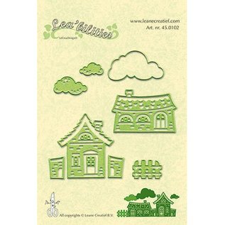 Leane Creatief - Lea'bilities und By Lene Lea'bilitie, stamping and embossing templates, village