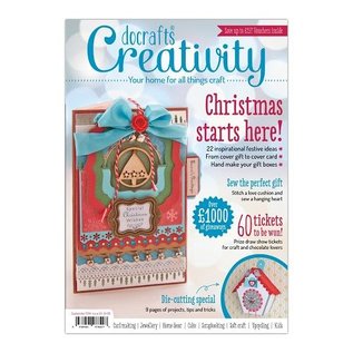 Bücher, Zeitschriften und CD / Magazines Bastelzeitschrift Creativity Magazine - Issue 50 - September 2014 + Extra´s zum Basteln