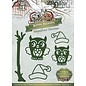 Yvonne Creations Stamping and embossing templates, 2 Sweet Owl with Hat