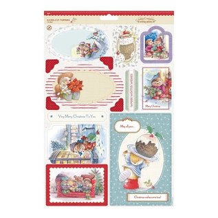 Docrafts / Papermania / Urban Toppers A4 Die-cut (2P) - Souhaits d'hiver