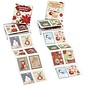 STICKER / AUTOCOLLANT Pretty jagged sticker, size 25x33 mm, 36 order, christmas motive