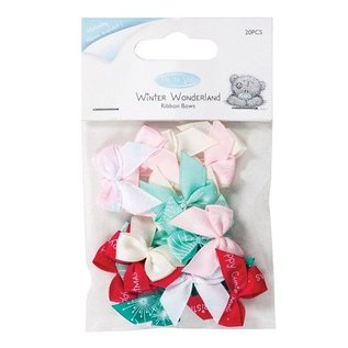 Embellishments / Verzierungen 20 Mini Archi, Ribbon Bows (20pcs)