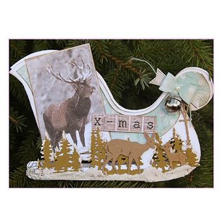 Marianne Design Punching and embossing templates Craftables, 2 reindeer