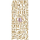 Prima Marketing und Petaloo Placage de bois foncé alphabet, alphabet, bois