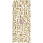 Prima Marketing und Petaloo Wood Veneer Alphabets Dark, Alfabet in holz, 106 Teile