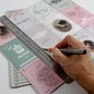 Karten und Scrapbooking Papier, Papier blöcke Dubbelzijdig bedrukt designpapier, vel 30,5x30,5 cm, 1 vel, 120 gr