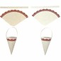 Komplett Sets / Kits 10 cono decorazione, H: 13 cm di altezza