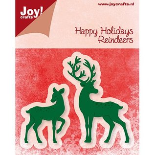 Joy!Crafts / Jeanine´s Art, Hobby Solutions Dies /  Alegría Oficios, estampado y gofrado carpeta, renos