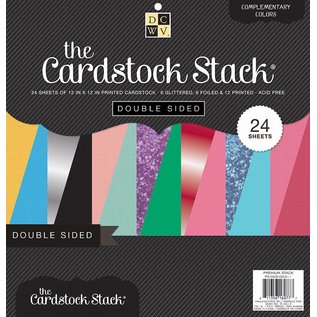 DCWV und Sugar Plum Designerblock, doppelseitiges Cardstock stack