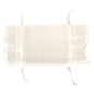 BASTELZUBEHÖR, WERKZEUG UND AUFBEWAHRUNG Organza bag, 14x8cm, SB-Btl 4Stück, ivory