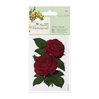 Docrafts / Papermania / Urban Transparent Stempel, Rose (Botanicals)