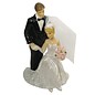 Embellishments / Verzierungen Polyresin bride and groom, 12 cm