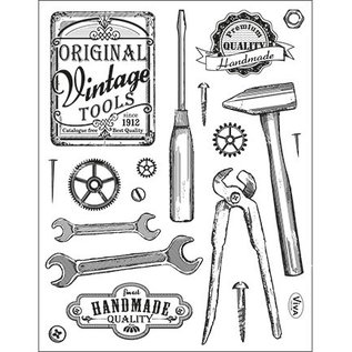 VIVA DEKOR (MY PAPERWORLD) Transparent Stempel, Vintage Werkzeuge