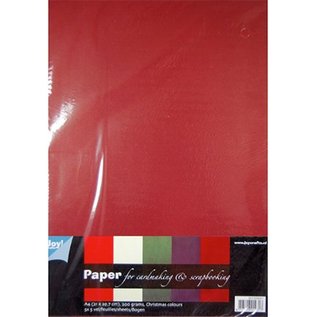 Karten und Scrapbooking Papier, Papier blöcke 25 ark papp, varm farge, 200 gr!