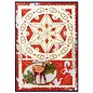 KARTEN und Zubehör / Cards Luxus Kartenunterlage 1Set mit 3 Karten, 10,5 x 14,85 cm